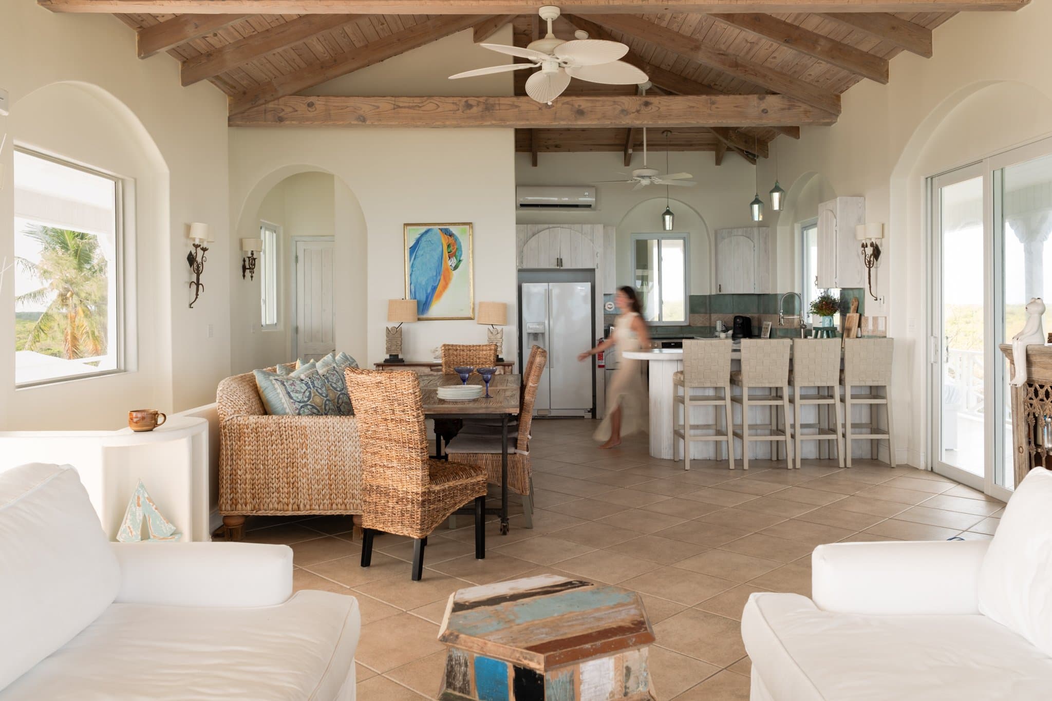Bunk Bed Room with single over single bunks at Sugar Beach Villa