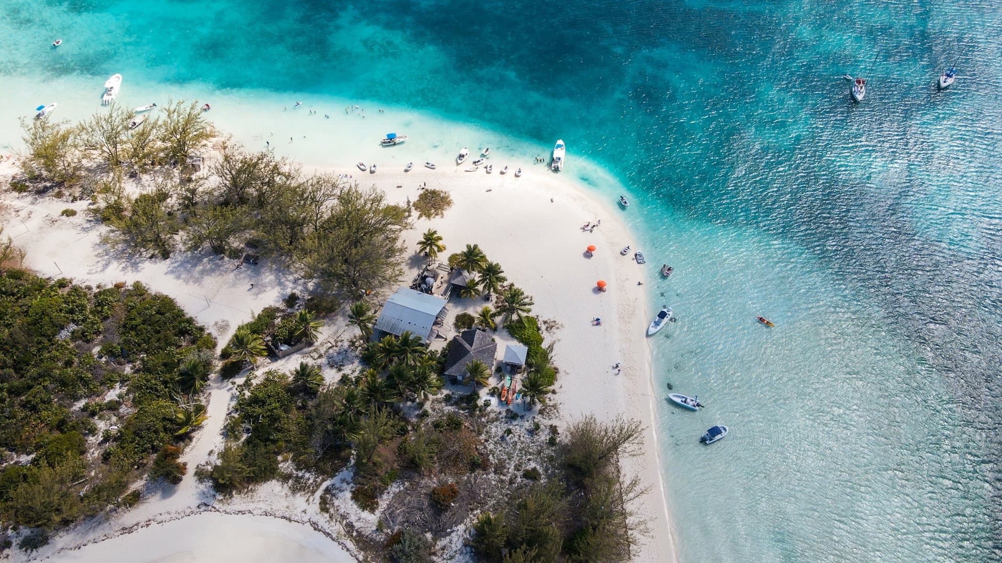 Pipe Cay sandbars — white sand meeting turquoise water, Exuma